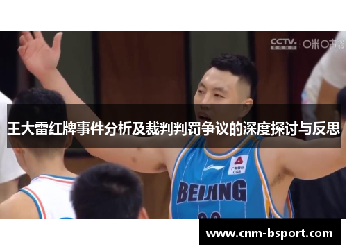 王大雷红牌事件分析及裁判判罚争议的深度探讨与反思