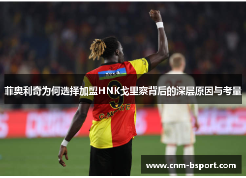 菲奥利奇为何选择加盟HNK戈里察背后的深层原因与考量